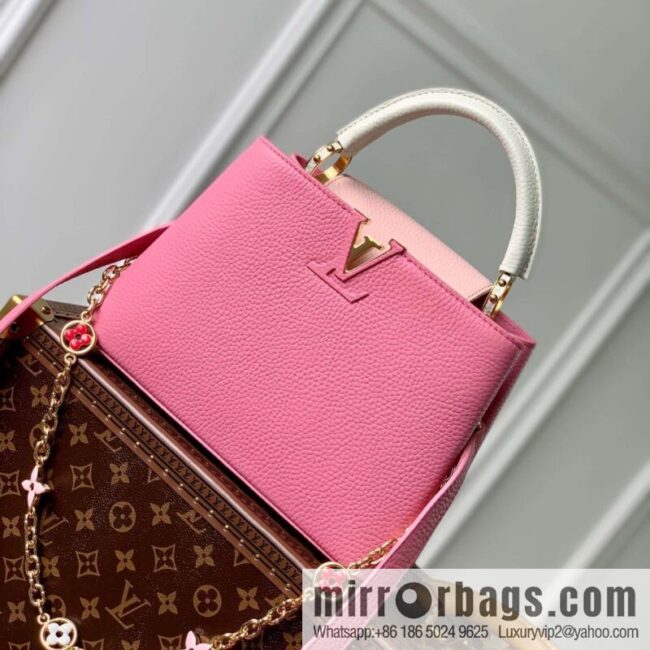 M22375 pink Capucines small handbag