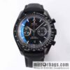 OMEGA Omega, Speedmaster series Dark Side of the Moon 🎮 OB2 running seconds chronograph mechanical men\'s watch, equipped with stable original 9300 automatic movement