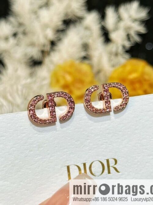 IMG_4351-800x800ulnzi4ral3u124556_20250702182037.jpg ☀️New ☑️ Dior pink diamond rose gold CD stud earrings ☀️