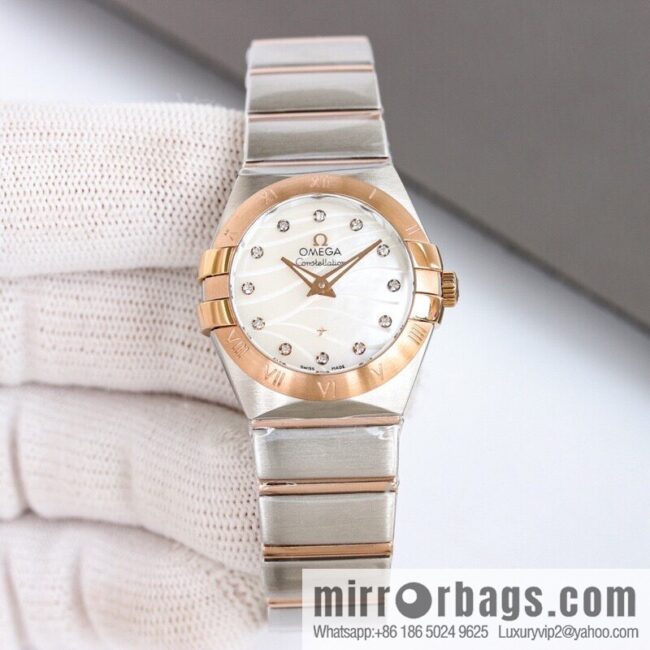 TW Factory Omega Women\'s Constellation Series 27mm Quartz Watch