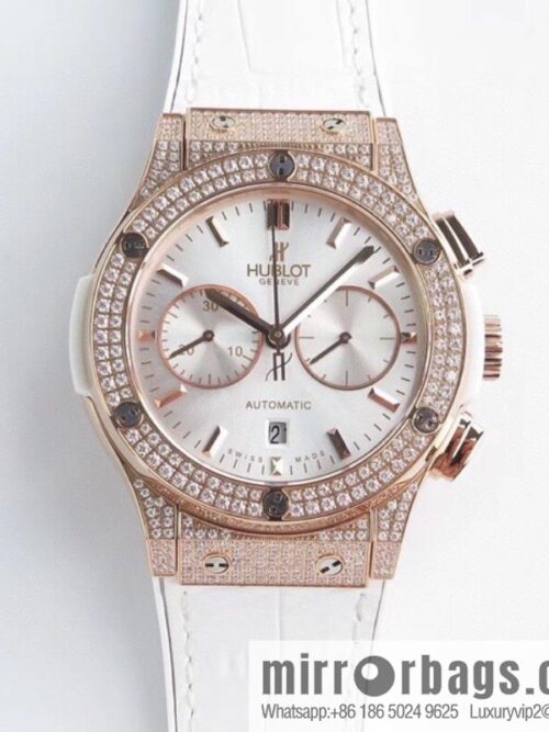 HB Hublot HUBLE 🎮 Classic 7750 three-hand travel time watch