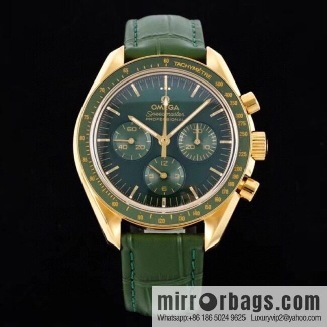 New products, Omega OMEGA Speedmaster series OB2 ushered in the highest value professional moon watch \"Green Gold Tyrant\" and \"Black Gold Tyrant\" in history