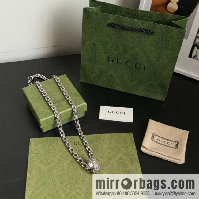 ☀New Gucci Gucci Double G Daisy Ring Necklace ☀