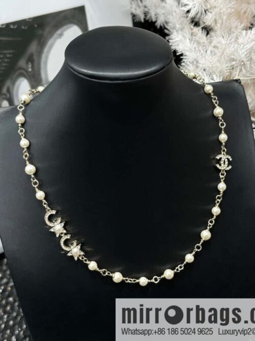 IMG_4702-800x8001bwakatur5q120600_20250702151328.jpg ☀️New ☑️ Chanel full diamond double C pearl coco necklace ☀️