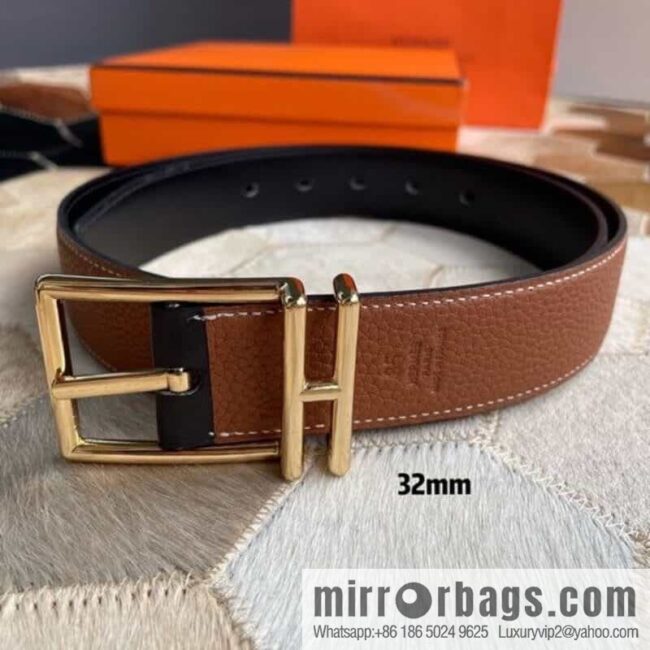 Hermes Nathan 32 PVD Double Sided Belt Belt