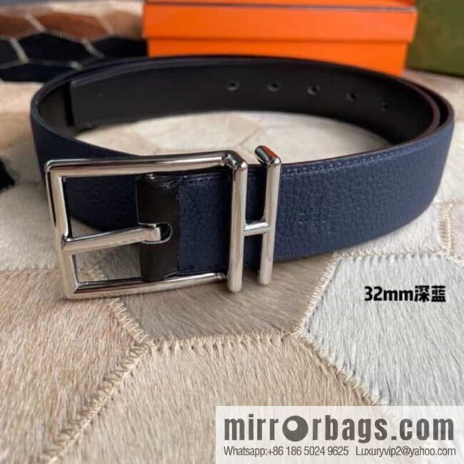 Hermes Nathan 32 PVD Double Sided Belt Belt