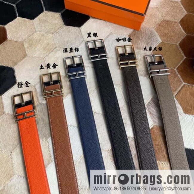 Hermes Nathan 32 PVD Double Sided Belt Belt