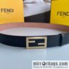 Fendi, Italian craft 3.5cmFF belt