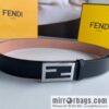 Fendi, Italian craft 3.5cmFF belt