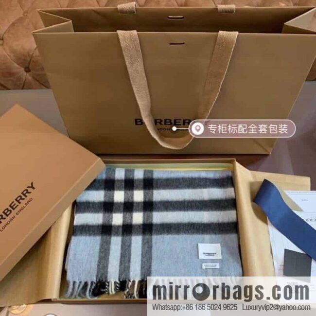 Burberry Classic Plaid 100% Cashmere Scarf