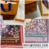 LV Louis Vuitton City Mouse and Country Mouse 100% Silk Scarf M76124