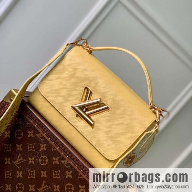 M22038 Yellow (M22036 Black) M22038 Twist Medium Handbag