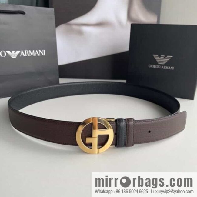 Giorgio Armani (Italy) Men\'s belt width 3.5cm