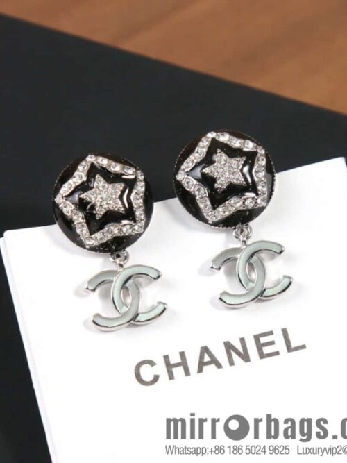 IMG_5441-800x800wvdunfo4y00136091_20250704222653.jpg ☀️New ☑️ chanel c2 double c pentagram ⭐ star stud earrings ☀️