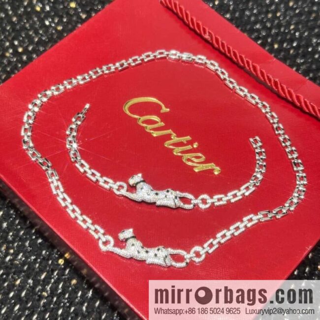 IMG_5638-800x800o2s1cshh0ri120426_20250702150727.jpg ☀Cartier Cartier Jungle Series Full Diamond Leopard Bracelet, Necklace ☀
