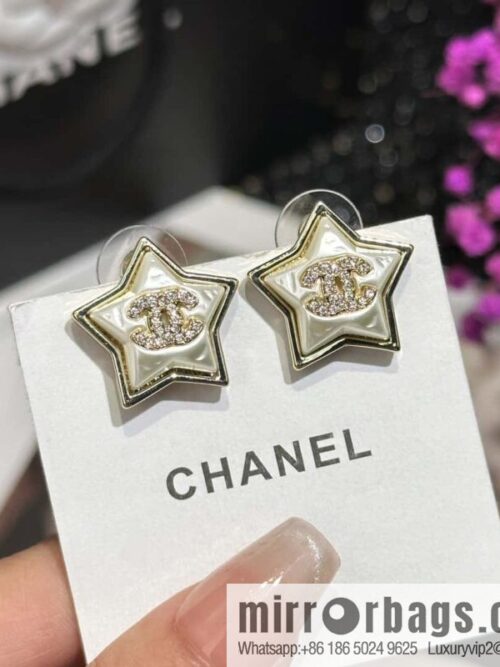 IMG_57470-800x800t0mwfymttg1120305_20250702150408.jpg ☀️New ☑️ Chanel double C pentagram ⭐ star stud earrings ☀️