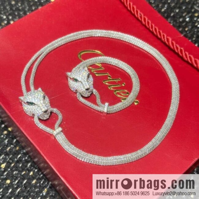 IMG_57730-800x800mxqfsxmhk55120283_20250702150324.jpg ☀️Cartier PANTHÜRE DECARTIER Jungle Series Full Diamond Leopard Necklace, Bracelet ☀️