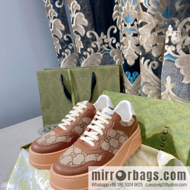 🐰🐰GUCCI Gucci platform white shoes