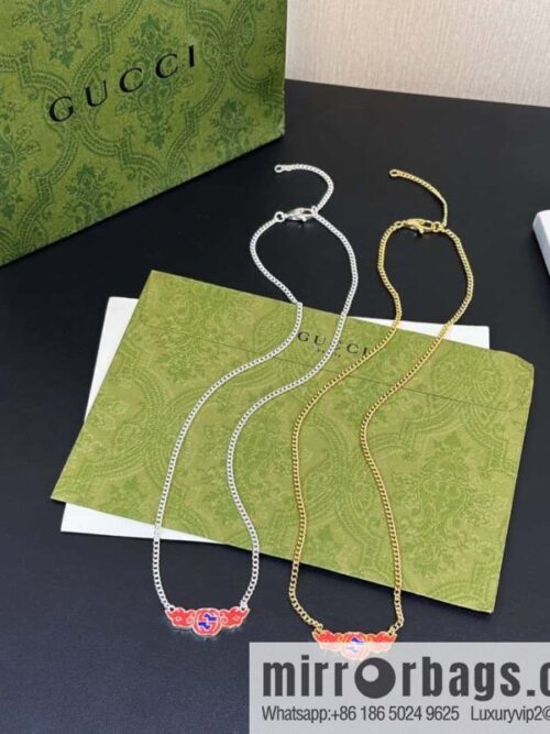 IMG_59030-800x800tdrxabwl3md120170_20250702150031.jpg ☀Chinese New Year series interlocking double G auspicious cloud ☁️ necklace ☀