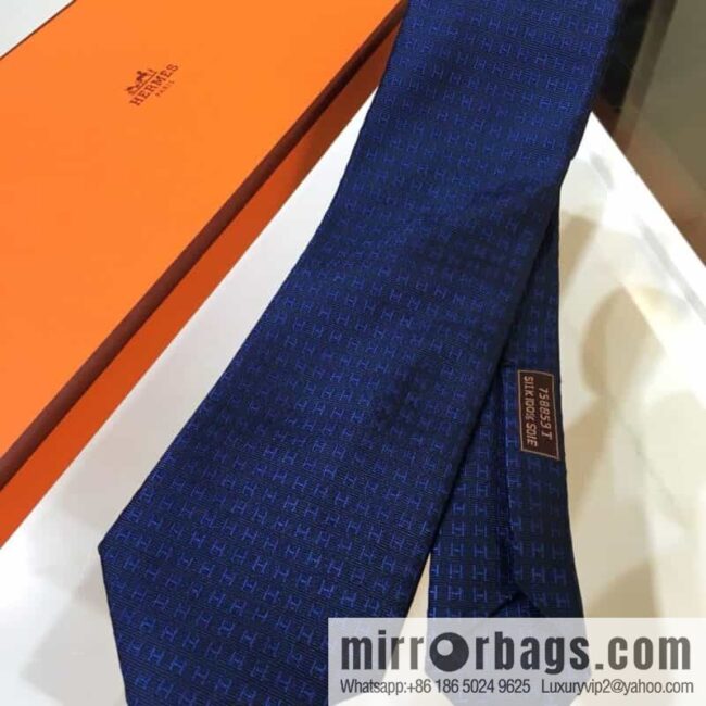 Hermes 100% Top Twill Silk Bright H-Tie