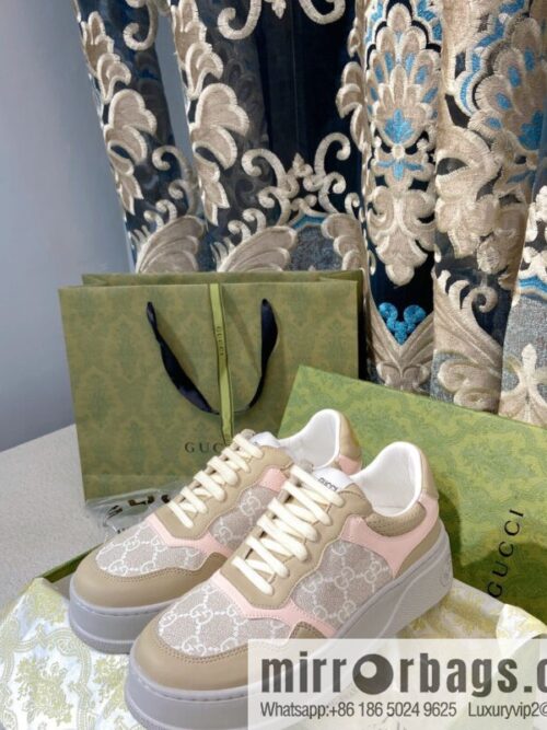 🐰🐰GUCCI Gucci platform white shoes