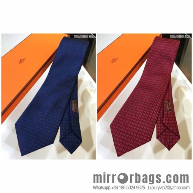 Hermes 100% Top Twill Silk Bright H-Tie