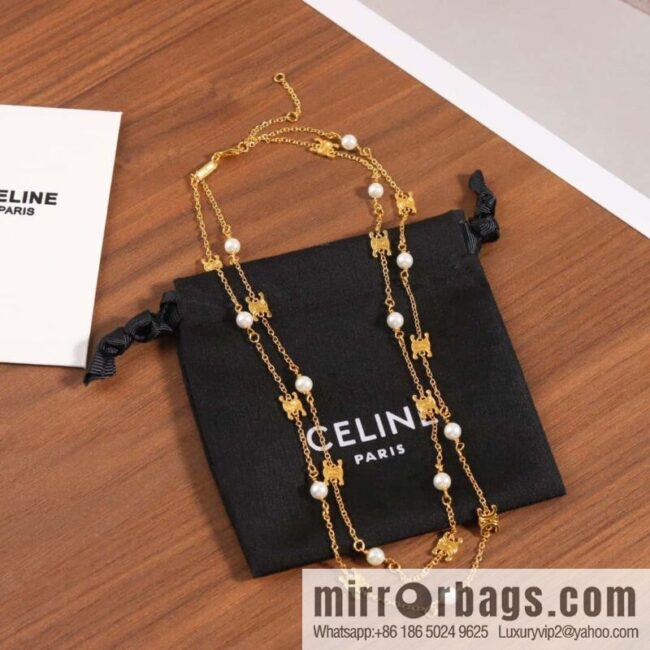 IMG_6002-800x800wiu0qqn32kw144540_20250705044230.jpg New Celine Double Arc de Triomphe Pearl Necklace