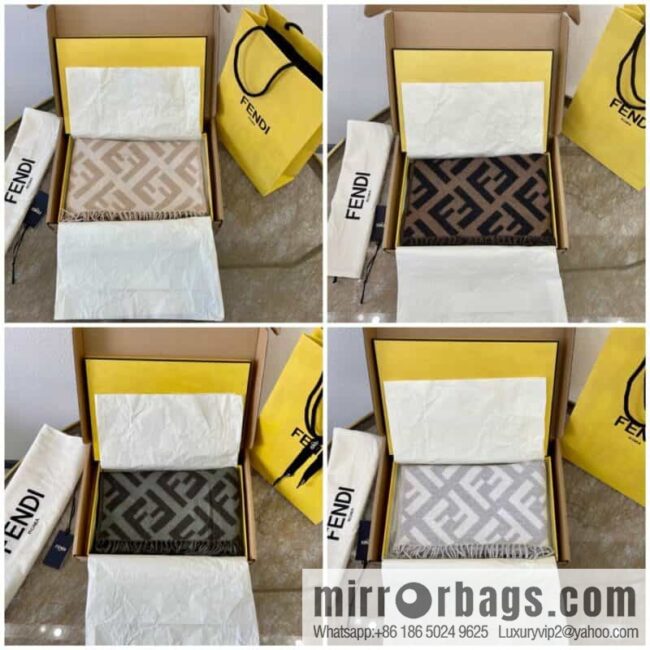 IMG_6078-800x800hdfbcgcesob83512_20250701204230.jpg FENDI Fendi Classic FF Logo Cashmere Scarf FXT260
