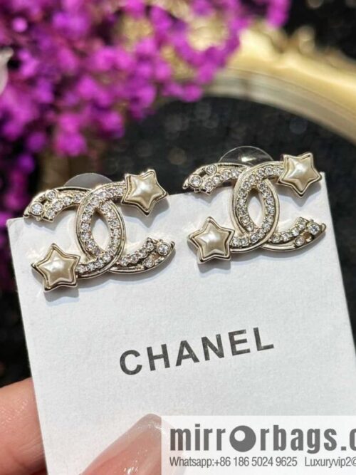 IMG_6254-800x800vuqr0ixvldj119807_20250702144954.jpg ☀️New ☑️ Chanel double C pentagram ⭐ star stud earrings ☀️