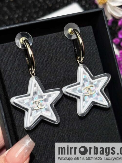 IMG_6308-800x8005nxn33zbqll119744_20250702144803.jpg ☀️New ☑️ Chanel c2 double C pentagram ⭐ star stud earrings ☀️