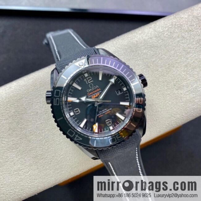 Omega, Deep Sea Blue, Ocean Universe 600 meters GMT Seamaster 600 series automatic mechanical men\'s watch