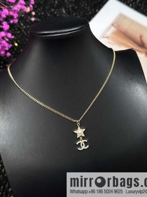 IMG_6330-800x800ftyoqiijt20119722_20250702144722.jpg ☀️Original order ☀️ new ☑️ Chanel double C five-pointed star ⭐ star pearl necklace ☀️