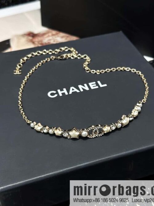 IMG_6337-800x8004bu1z5rc4zu119711_20250702144704.jpg ☀️Original order ☀️ new ☑️ Chanel double C five-pointed star ⭐ star pearl necklace ☀️