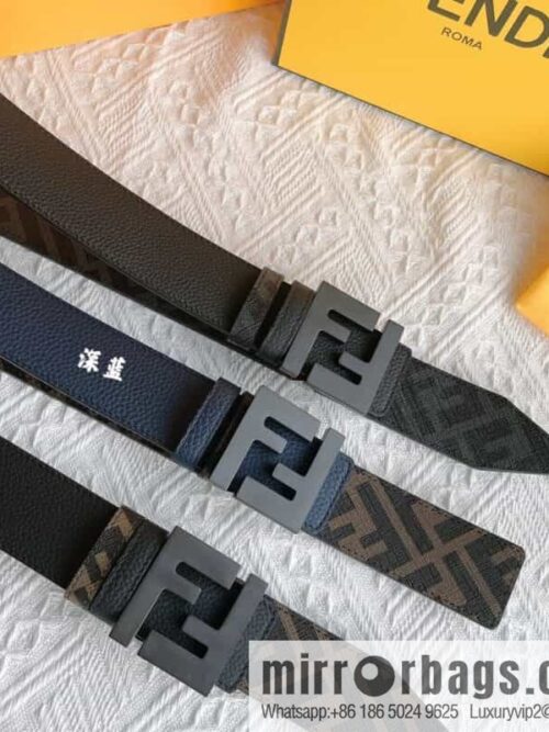 IMG_6492-800x8000snkqp0fs3i81640_20250701194349.jpg FENDI Fendi FF logo exquisite craftsmanship metal buckle, first layer cowhide double-sided belt 4.0cm