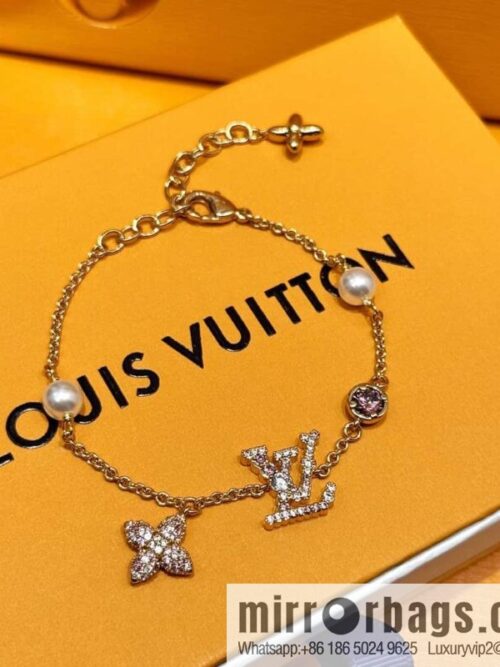 IMG_6641-800x800ihcjstz4mbd119392_20250702143806.jpg ❗️New ❗️ M1220A ☀ Louis Vuitton LV ICONIC TRESOR Full Diamond Pink Diamond Bracelet ☀
