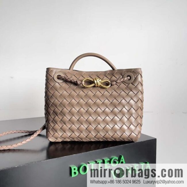 BV\'s 2023 new Andiamond tote bag small model number: 743568 khaki