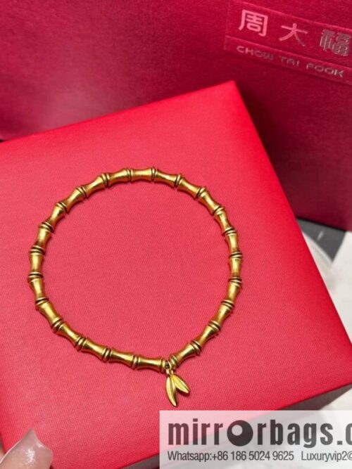 IMG_6675-800x800j5xjv5v2o31111805_20250702085139.jpg ❗️New ❗️ ☀️ Chow Tai Fook Classic Heritage Series Xiaohongshu Grass Bamboo Bracelet ☀️
