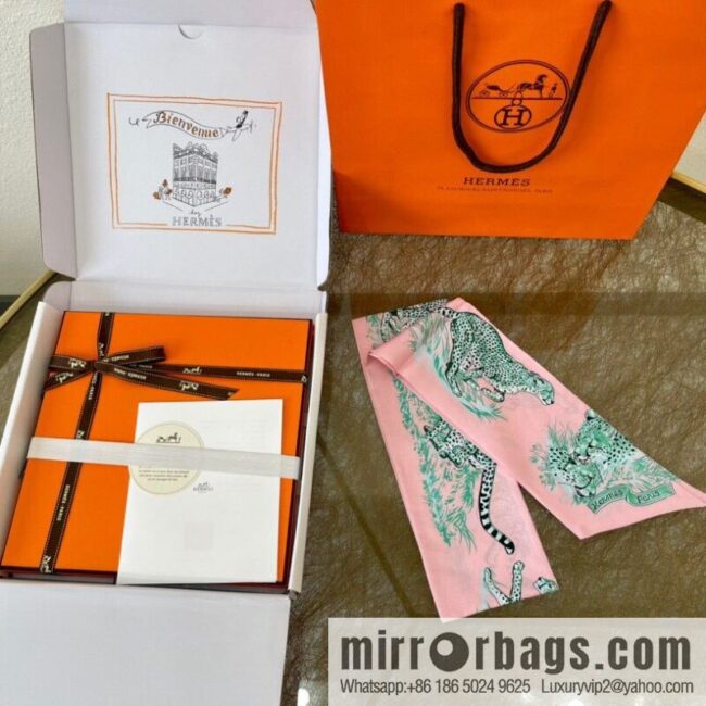 IMG_6801-800x800qcbguzlivpb82487_20250701200930.jpg Hermes \"Cheetah\" 100% Silk Twilly Long Silk Scarf