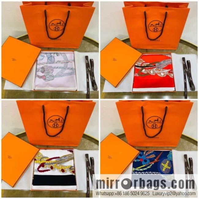 Hermes 21 new \"Knight Drummer\" 100% silk square scarf