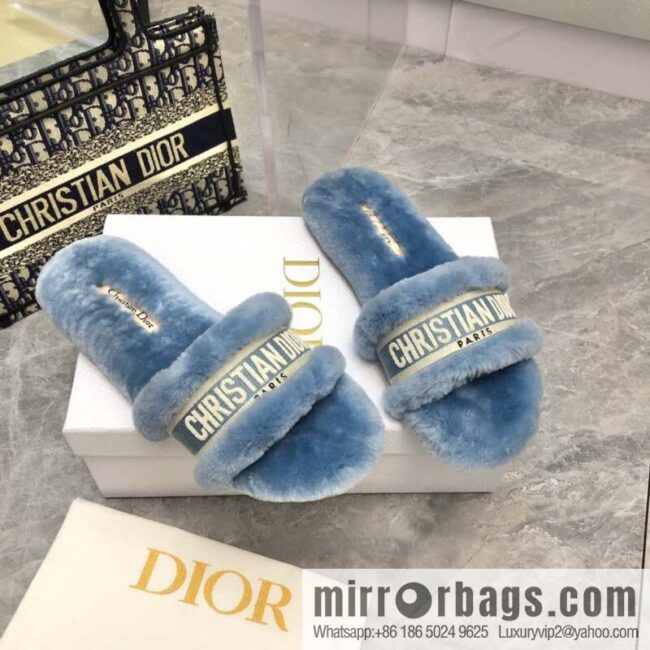 🐰🐰New color 2023-CD wool mop embroidered slippers series