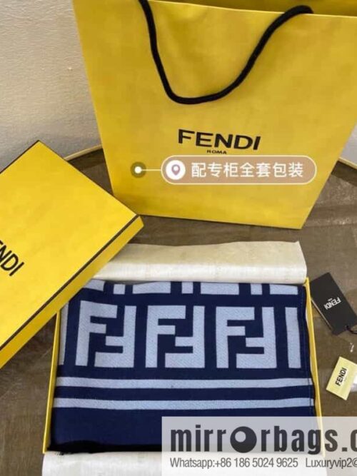FENDI Fendi Vintage Classic Double FLogo Scarf FXS424A3Q1F0UD6