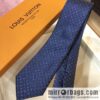 LV Louis Vuitton 100% top jacquard silk L-pattern tie