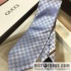 GUCCI Gucci 100% Top Jacquard Silk Double G Jacquard Tie