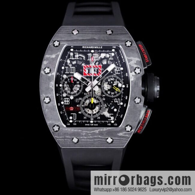 Z Factory Richard Mill RM11-FM Series RM 11-FM with 7750 Chronograph Mechanical Movement Fly Back Chronograph Automatic Watch