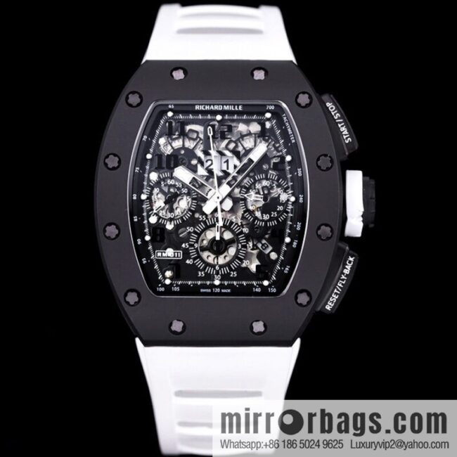 Z Factory Richard Mill RM11-FM Series RM 11-FM with 7750 Chronograph Mechanical Movement Fly Back Chronograph Automatic Watch