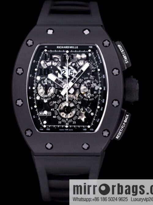 Z Factory Richard Mill RM11-FM Series RM 11-FM with 7750 Chronograph Mechanical Movement Fly Back Chronograph Automatic Watch