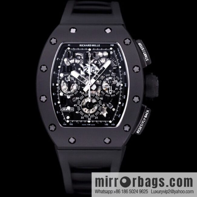 Z Factory Richard Mill RM11-FM Series RM 11-FM with 7750 Chronograph Mechanical Movement Fly Back Chronograph Automatic Watch