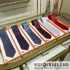 Hermes 100% Top Twill Silk Small H Letter Tie