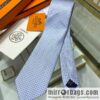 Hermes 100% Top Twill Silk Small H Letter Tie