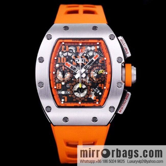 Z Factory Richard Mill RM11-FM Series RM 11-FM with 7750 Chronograph Mechanical Movement Fly Back Chronograph Automatic Watch